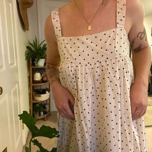 DISSH polka dot babydoll dress